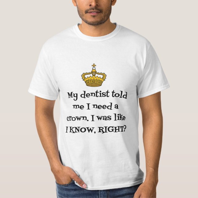 CAMISETA DENTISTA CROWN (Frente)