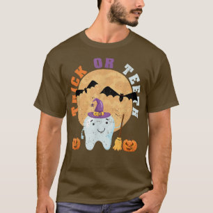 Camiseta Dentista Dental Assistant de Chapéu do Dente do Ha