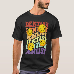 Camiseta Dentista Dental higienista assistente retro face