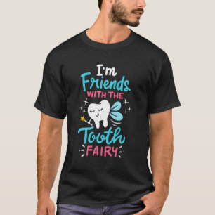 Camiseta Dentista Dentária Pediátrica Da Fada Dos Dentes Do