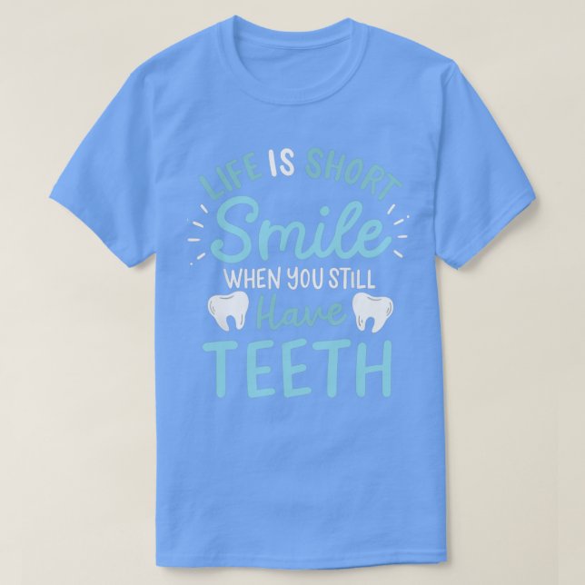 Camiseta Dentista dentário engraçado (Frente do Design)