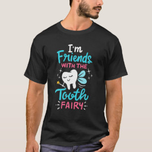 Camiseta Dentista Dentário Pediátrico de Fada Branca Hyg