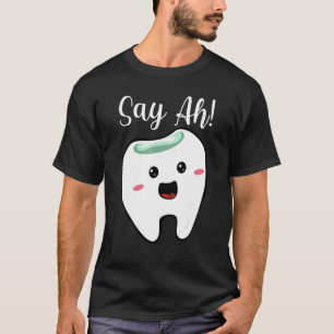 Camiseta Dentista Dente Dente Dente Dental Assistente de Hi