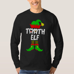 Camiseta Dentista Dentista Dentista Dentária Dente Elf Chri