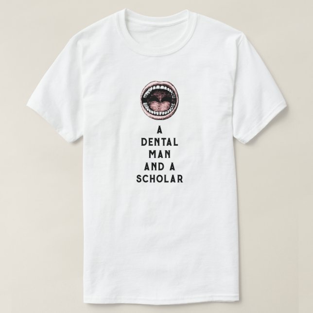Camiseta Dentista Engraçado (Frente do Design)