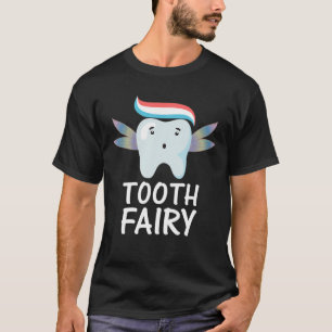 Camiseta Dentista Engraçado Fada Dentísta Lata Higienista D