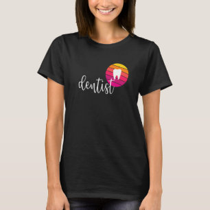 Camiseta Dentista Estudante Vintage Dentes Retroativos