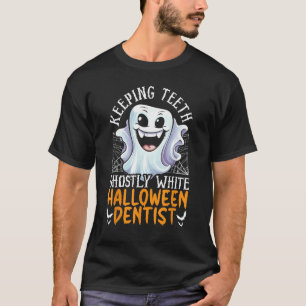 Camiseta Dentista Halloween Trick Ou Tratar Dentista Dental