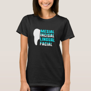 Camiseta Dentista Mesial Incisal Lingual Assis Dentais Faci