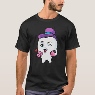 Camiseta Dentista Ortodontista do Assistente Dentário dos D