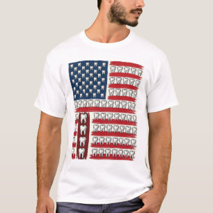 Camiseta Dentista Patriótico Bandeira do Dente