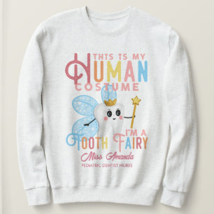 Camiseta Dentista Pediátrico Costume Humano Eu sou uma Fada