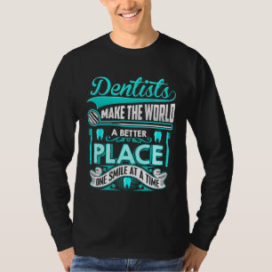 Camiseta Dentistas Engraçados Fazem Dentista Higienista Mun
