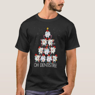 Camiseta Dentistree Funny Xmas Natal Dentista de Natal