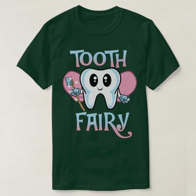 Camiseta DentistTooth Fairy Fairy Vintage (Frente do Design)