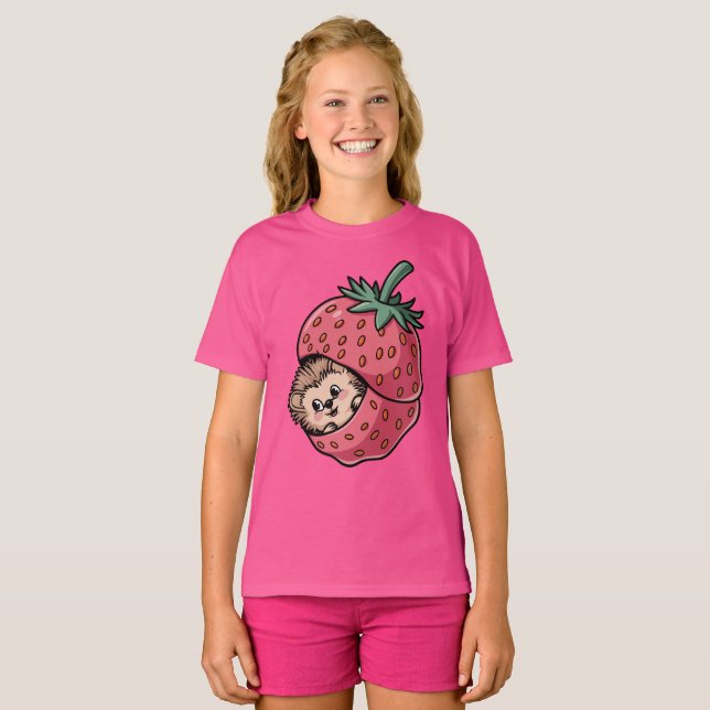 Camiseta Dentro a Strawberry (Frente Completa)