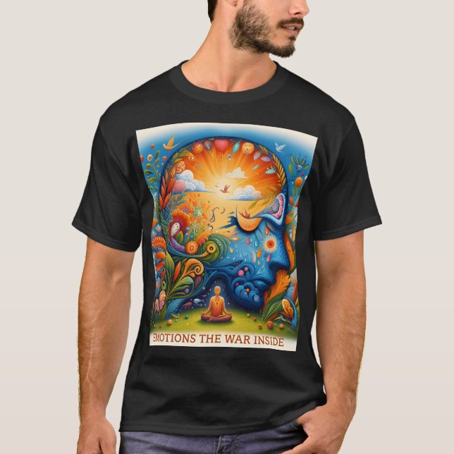 CAMISETA DENTRO DE GUERRA DE EMOÇÃO (Frente)