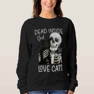 Camiseta Dentro De Morto Skeleton Mas Gato De Amor