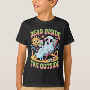 Camiseta Dentro De morto Tan Fora De Um Fantasma Engraçado 