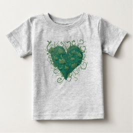 Camiseta Dentro do Coração Verde