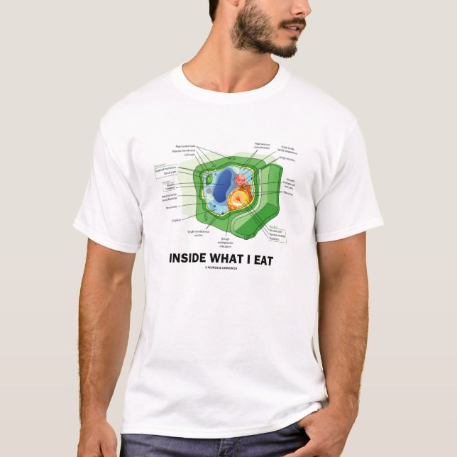 Camiseta Dentro do que eu como (o humor do vegetariano da (Frente)