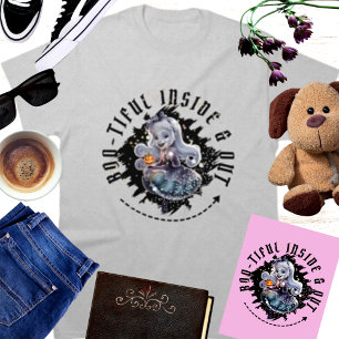 Camiseta "Dentro e Saída Bootizada" Halloween Ghost Girl