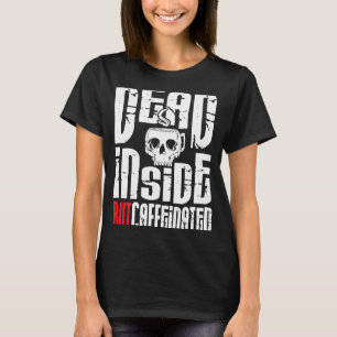 Camiseta Dentro, Mas Cafeado Cãibra Crânio Cafeado