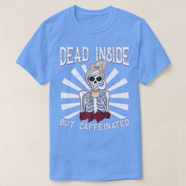 Camiseta Dentro, Mas Flor de design Cafeado (Frente do Design)