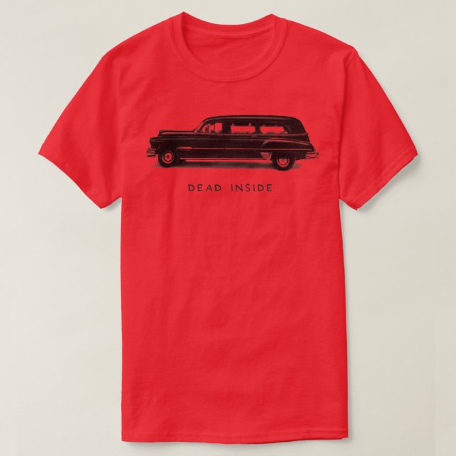 Camiseta Dentro morto (Frente do Design)