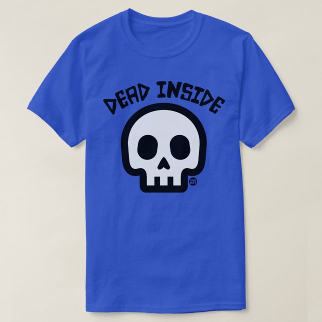Camiseta DENTRO morto (Frente do Design)