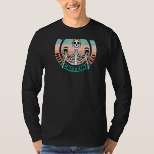 Camiseta Dentro morto Mas Skelton Caffeinado