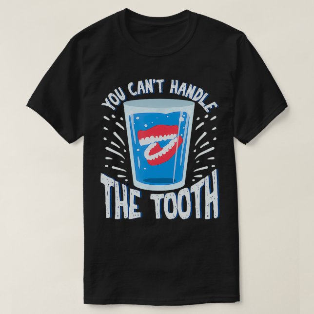 Camiseta Denture Engraçado Presente Para Um Proprietário De (Frente do Design)