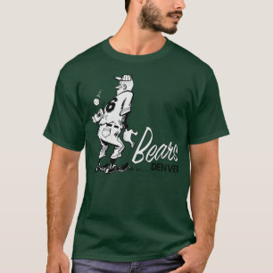 Camiseta Denver Bears Minor League Baseball em 1962