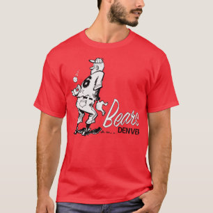 Camiseta Denver Bears Minor League Baseball em 1962