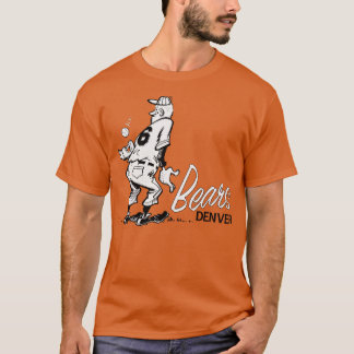 Camiseta Denver Bears Minor League Baseball em 1962