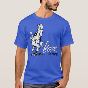 Camiseta Denver Bears Minor League Baseball em 1962