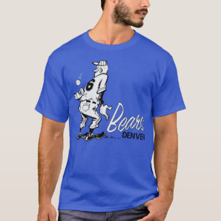 Camiseta Denver Bears Minor League Baseball em 1962