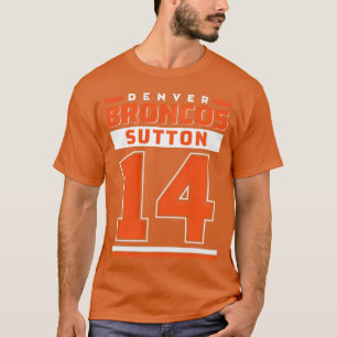 Camiseta Denver Broncos Sutton 14 Edição Varsity 2ariik 24
