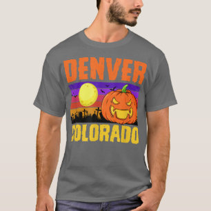 Camiseta Denver Colorado Happy Halloween Party Localidade P