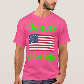 Camiseta Denver Colorado - Impressões Na moda ativos