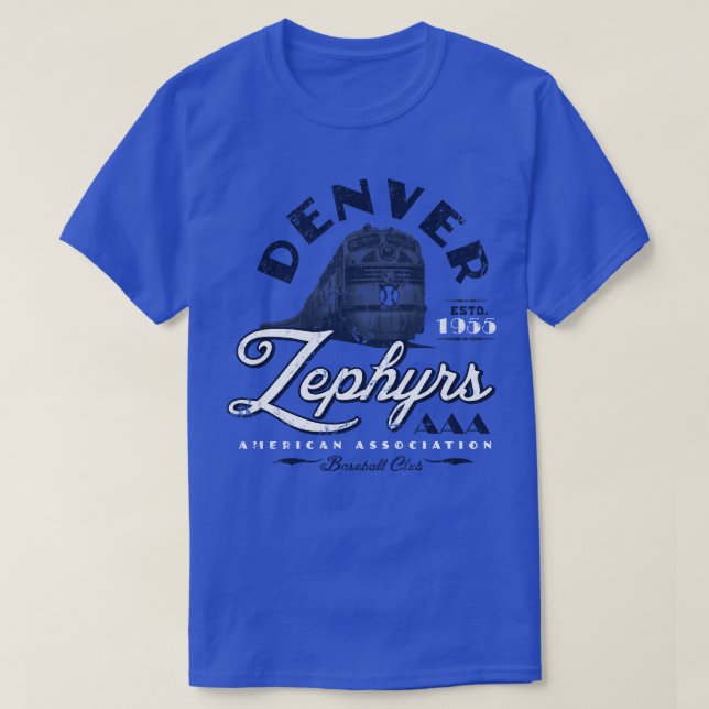 Camiseta Denver Zephyrs (Frente do Design)