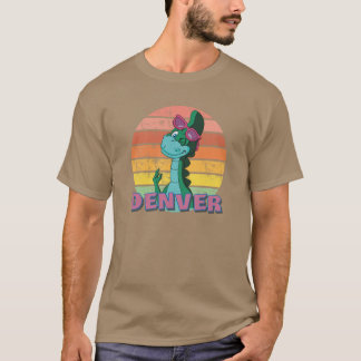 Camiseta Denverhe Last Dinosaur Funnyee girl family