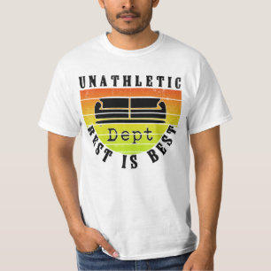 Camiseta Departamento atlético descanso é o melhor humor lo