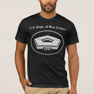 Camiseta - Departamento de Crimes de Guerra dos EU