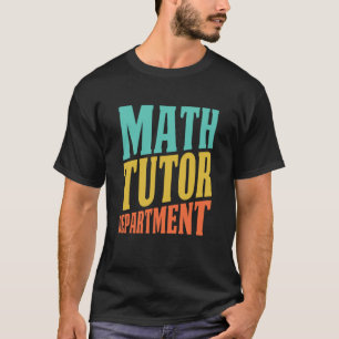 Camiseta Departamento de Educação do Professor de Matemátic