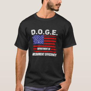 Camiseta Departamento de Eficiência Governamental DOGE D.O.