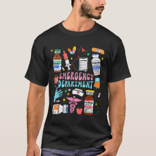 Camiseta Departamento De Emergência Retroativo Sala De Emer