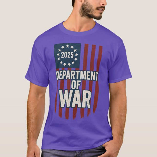 Camiseta Departamento de Guerra Criado em 2025 (Frente)