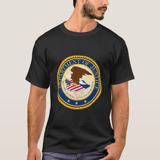 Camiseta Departamento De Justiça Doj (Frente)