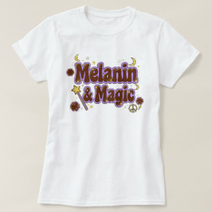 Camiseta Departamento de Magia de Melanina da Vida Real - R